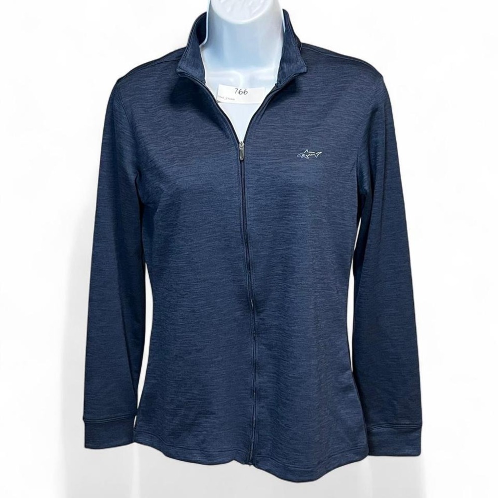 🦈 Greg Norman Women's Full Zip Performance Jacket - Navy Blue Size S